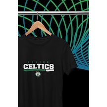 Noıssey Rapal Wear Boston Yazı Oversize Baskılı T-shirt Siyah
