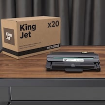 Kingjet Samsung Uyumlu Mlt-d105s Standart Kapasiteli 20'li Paket Çipli Uyumlu Toner