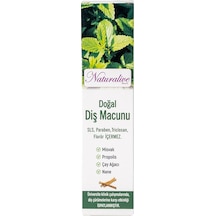 Doğal & Bitkisel Diş Macunu Florürsüz, Misvaklı,propolis, Çay Ağacı Helal Ve Yerli Üretim