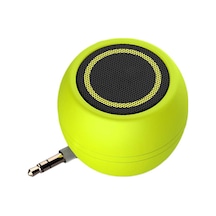 Yeşil Anbs A5 3.5mm Mini Müzik Hoparlörü Hoparlör Ses Amplifikatör Cep Telefonu Laptop İçin
