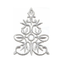 Ütü İle Yapışan Gümüş İşlemeli Motif Patch En:7cm Boy:9.5cm 1 Adet - 691682083