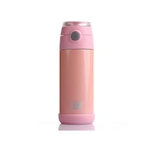 Baby Plus Çelik Termoslu Matara 350 Ml Pembe