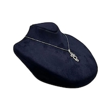 Yerli Üretim Yerde Model Sardunya Kumaş Lacivert Renk Boy 19 Cm En 16 Cm Kolye Takı Mankeni Çok Renkli