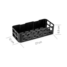 2 Adet Düzenleyici Yapışkanlı Banyo Organizer Duş Rafı Mıt1146 Diğer
