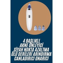 Yeni Nesil Vakumlu Pilli Siyah Nokta Ve Yüz Temizleme Cihazı 4 Başlıklı 53411337