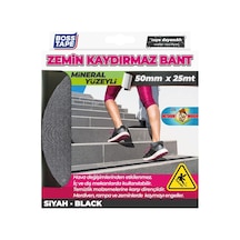 Bosstape Zemin Merdiven Kaydırmaz Bant 50mmx25mt Siyah