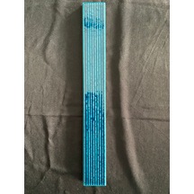 Armada Çini 5x40 Flat Çizgili Turkuaz Çini Seramik
