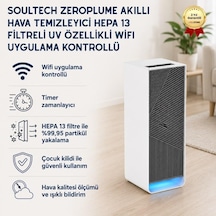 Zeroplume Akıllı Hava Temizleyici Hepa 13 Filtreli Uv Özellikli Wifi Uygulama Kontrollü Diğer