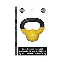 Özel Üretim Hareket Egzersiz Direnç Kettle-3 Kg Pvc Kettle Dambıl 3 Kg