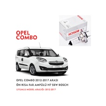 OPEL COMBO 2012-2017 ARASI ÖN KISA FAR AMPÜLÜ H7 55W BOSCH