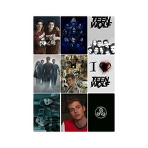 Teen Wolf Desenli Tasarım Mini 9' Lu Fotokart Seti