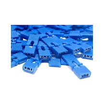 Koodmax-2 Pin 2.54Mm Uzun Tip Dişi Jumper - Mavi - 10 Adet