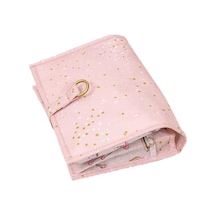 Xmlbayiciniz Baby Alt Açma Bakım Çantası Pembe / Bebek Alt Değiştirme Organizeri, Taşınabilir Bakım Çantası, 24x40 Cm Çok Renkli