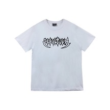 Stoned&Fame Unisex Beyaz Bisiklet Yaka Sepultura Baskılı T-shirt Beyaz