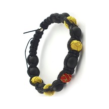 Mat Oniks Taşlı Ve Sari Kırmızı Kazaziye Detaylı Taraftar  Şambala