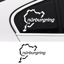 Nürburgring Oto Sticker ,araba Sticker 15x10 Cm