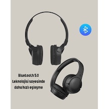 Katlanabilir Usb-c Şarjlı Bluetooth Kulaklık - Lisinya