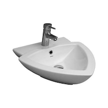 Serel Tezgah Üstü Üçgen Lavabo 49.5 x 52 CM 2036Tds000
