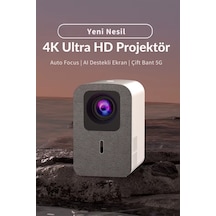 Wearfitpro S9 Projektör Yeni Nesil Geliştirilmiş Odak & Engel Kaçınma Full Hd 4k Akıllı Projeksiyon Cihazı