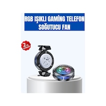 8753tknd Gaming Telefon Soğutucu Rgb Fan Sessiz Çalışma Tüm Modeller Uyumlu 893hmng Çok Renkli