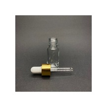 10ml Şeffaf, Cam Şişe, 24 Adet, Cam Damlalıklı, Ecza Şişesi, Propolis Şişesi, Gold Kapak Beyaz Emzik Diğer