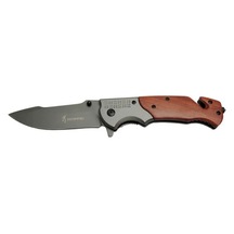 Da308 Kurtarma Kamp Çakısı Gül 23 Cm Manuel, Kemerlikli
