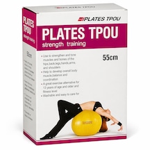 55 Cm Pilates Topu Fitness & Denge Topu, Egzersiz Topu Strength Training