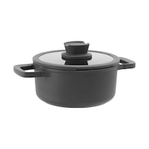 Berghoff Leo Stone Yapışmaz Kapaklı Alüminyum Döküm Güveç 20 Cm Sku: Smg8690010536808 Açık