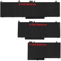 Dell Latitude 15-5000-e5570 Batarya Pil Retro 3cell