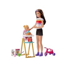 Barbie Bebek Bakıcısı Bebeği Ve Aksesuarları Oyun Setleri Fhy97