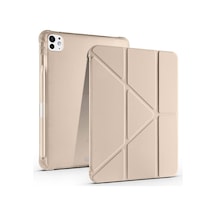 Apple Uyumlu iPad Pro 11 2024 Kılıf Tri Folding Kalem Bölmeli Standlı Kılıf