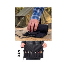 Rollpack Siyah Organizer 7 Bölmeli Outdoor/makyaj/alet/bıçak Çantası