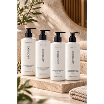 Apotheke 4'lü Kişisel Bakım Seti 480 Ml - Şampuan + Saç Kremi + Duş Jeli + Vücut Losyonu