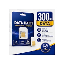 Turkcell 300 Gb 1 Yıllık Tek Ödeme M2m Data Hattı Güvenlik Kamerası Sim Kartı