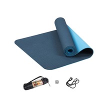 Tpe Pilates & Yoga Minderi 6 MM Taşıma Çantalı Çift Renkli Yoga Mavi Standart Mavi