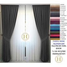 Hilal Soft Kumaş Düz Renk Fon Perde - Ölçünüze Özel Dikim Diğer