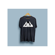 Bahriyeli Collection Oversize Jackie Chan Baskılı Unisex T-shirt Siyah