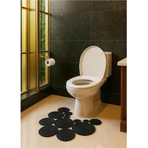 Buççin Online Mağaza Jüt, Hasır, Paspas, Banyo Paspası, Klozet Önü Paspası, Klozet Paspas, Çift Taraflı Jüt Orta 6 - 12 Çok Renkli