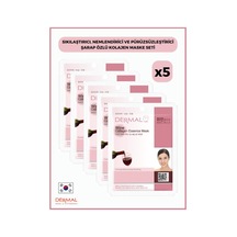 Dermal Sıkılaştırıcı Şarap Özlü Kolajen Maskesi 5 x 23 G