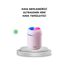Mey İthalat Usb Bağlantılı Led Işıklı Hava Nemlendirici Sessiz Ve Kullanıcı Dostu Tasarım