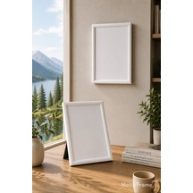 13x18 5r Plastik Fotoğraf Çerçevesi Şeffaf Pvc Korumalı Arkalık Ayaklıklı Poster Resim Belge Sertifika Çerçevesi