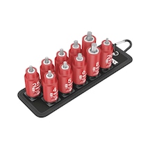 Wera Belt B Vde 1 Torx Uçlu Zyklop Yalıtımlı Lokma Bits Seti, 3/8" Soketli, Tutma Fonksiyonlu