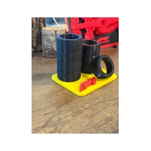 Formula 1 Temalı Lastik Tasarımlı 3d Yazıcı Kalemlik - F1 Ofis Aksesuarı Ve