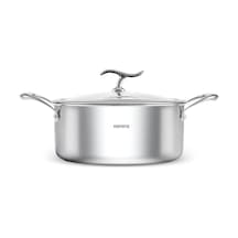 Karaca Plasma Steel 316+ 3Ply Yanmaz Yapışmaz Çelik Tencere 24 cm