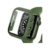 Watch 40mm Camlı Kasa Ekran Koruyucu - Koyu Yeşil