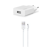 Ttec SmartCharger Seyahat Şarj Aleti 2.1A + Micro USB Kablo Beyaz