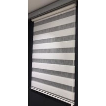 Zebra Stor Perde Beyaz Mikro Pliseli Ev Ofis Mutfak Çocuk Odası Yatak Odası Salon Perdesi Mz-3000 Beyaz