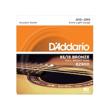 D'addario Ez900 Akustik Gitar Extra Light 10-50