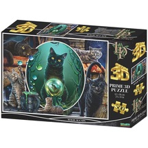 Prime 3d - Sihirli Kediler 500 Parça Yetişkin Puzzle 10411