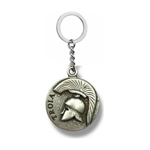Legends Of Valor Truva Gladyatör Miğferli Unisex Metal Anahtarlık